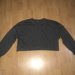 purposely ripped crop top